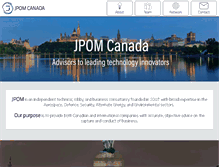 Tablet Screenshot of jpom.ca